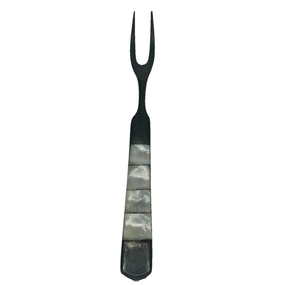 Mother Of Pearl Charcuterie Knives ~ Vintage Towle Silver Plated Set of 3 - Picture 5 of 7